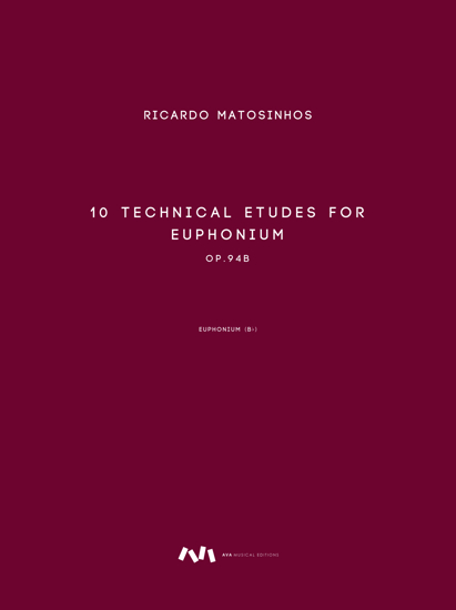 Imagem de 10 Estudos técnicos para Eufónio, op.94b